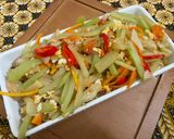 Foto langkah ke 6 dari resep Tumis Labu Siam.