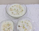 A picture of step 4 of Sabudana and semolina kheer.