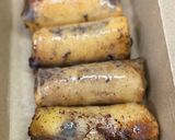 Gambar langkah 14 resipi Popia Pisang Chocolate Cheese (+ Tips Lembutkan Kulit Popia).