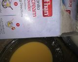 A picture of step 1 of Vanilla ice cream in mango.