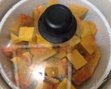 Foto langkah ke 2 dari resep Pumpkin Cheesy Cake / Kue Keju Labu Kuning.
