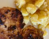 Mustáros fokhagymás karaj recept fázis 4 fotója