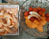 Foto del paso 1 de la receta: Brochetas de langostinos y manzana al Brandy
