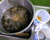 A picture of step 1 of Moringa green Tea.