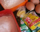Foto langkah ke 1 dari resep Bolu Kukus Pelangi.