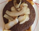 A picture of step 1 of My Beef Burger treat on toast.