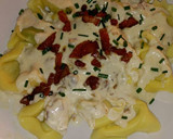 Foto del paso 4 de la receta: Tortelloni con salsa de cebolla caramelizada y nueces