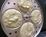 A picture of step 4 of Moong idli.