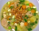 Foto langkah ke 6 dari resep 27. Sop Ayam Sosis Sayur.