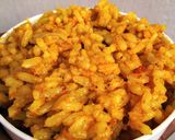 A picture of step 7 of Beetcarrot paste Jollof Rice.