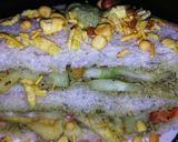A picture of step 6 of Bombay Sandwich.
