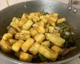 A picture of step 6 of Chilli Paneer !!.