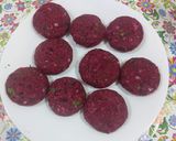A picture of step 3 of Purple sweet potato cutlets.