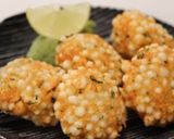 A picture of step 4 of Sabudana vada.