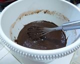 Foto langkah ke 3 dari resep Chocolate cake ultah (no mixer no egg no ribet).