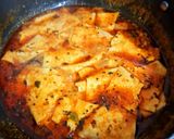A picture of step 5 of Kathiyawadi Papad ki Sabji.