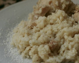 Foto del paso 7 de la receta: Arroz cremoso con Grana Padano y pollo 🌹🍚🌹