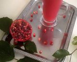 A picture of step 3 of Anar juice /Pomegranate juice.