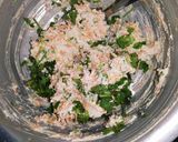 A picture of step 2 of Dahi ke sholey.
