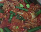 Foto langkah ke 3 dari resep Dendeng suwir pete balado.