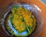 A picture of step 5 of Poi Leaves Masala Bora.