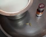 A picture of step 1 of Badam milk.