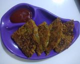 A picture of step 5 of Roti pudla.