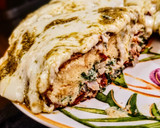 Foto del paso 7 de la receta: Tortilla - Pizza🍕con🍅 Tomate Seco y Pesto de Albahaca🌿...!
