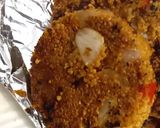 A picture of step 4 of Spicy couscous burgers.