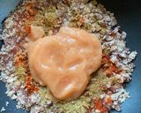 A picture of step 3 of Mexican Enchilada with Indian twist.