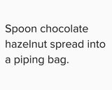 A picture of step 9 of Chocolate hazelnut churros.