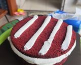 Foto langkah ke 6 dari resep Cake Red Velvet Gluten Free.