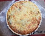 Une image de l'étape 6 de Quiche lardons épinards et oignons.