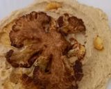 A picture of step 8 of Grilled Cauliflower with Hummus and Chimichurri.