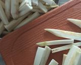 A picture of step 1 of Banana fries.