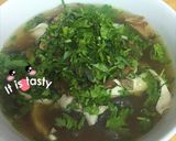 Hình bước làm 5 của món Miến gà nấm hương