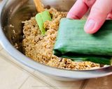 Foto langkah ke 6 dari resep Lapek Sagan / Selimpok /Lepat Pisang.