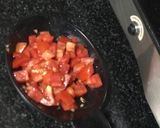 A picture of step 4 of Dal Chingri/Red Lentils with Shrimps.