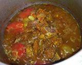 A picture of step 3 of Tikka mutton.