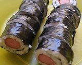 Foto langkah ke 3 dari resep Sosis Gulung Nori.