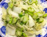 Hình bước làm 6 của món Canh khoai sọ chân giò và rau xào thập cẩm