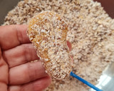 Foto del paso 5 de la receta: Nuggets no pollo ♥ 🐔 de garbanzos y sin fécula ♥ 🐥 vegetarianos con opción vegana