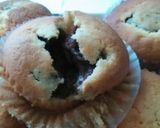 Rumos csokipudinggal töltött muffin recept fázis 7 fotója