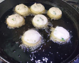 A picture of step 2 of Spiced Urad Moong Dal Vada with Spring Onion.