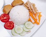 Hình bước làm 5 của món Cơm tấm bì chả chay