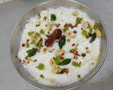 A picture of step 4 of Curd Rice.