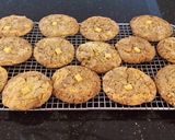 A picture of step 12 of Captain Crunch Milk Chocolate Ribbon Cookies.