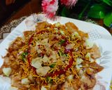 A picture of step 6 of Papri/papdi chat.