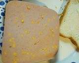 A picture of step 2 of Grilled Ham and Cheese on White Bread.