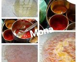 A picture of step 1 of Maharaja Paneer(Sahi, malae and palak makhane paneer).
